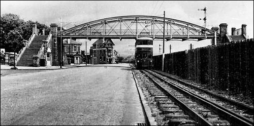 Old photo of Swansea Slip Bridge